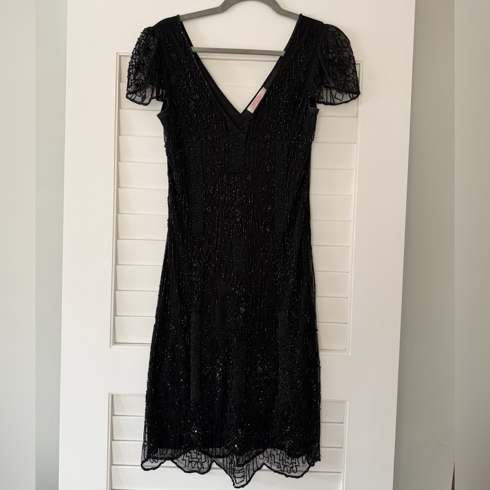 Gatsby Lady Beaded Evening Dress